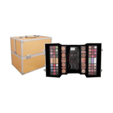 2K Super Model Beauty Train Case  Gold    122,6g(Makeup Palette) Per Donna