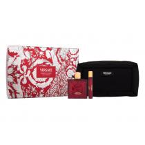 Versace Eros Flame   EDP 100 ml + EDP 10 ml + Cosmetics bag Cosmetic Bag  100ml(Eau de Parfum) Per Uomo