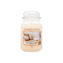Yankee Candle Soft Wool & Amber   623G    Unisex (Candela Profumata)