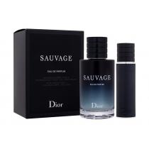 Christian Dior Sauvage  100Ml Edp 100 Ml + Edp 10 Ml Refillable Per Uomo  Eau De Parfum(Eau De Parfum)  
