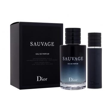 Christian Dior Sauvage  100Ml Edp 100 Ml + Edp 10 Ml Refillable Per Uomo  Eau De Parfum(Eau De Parfum)  