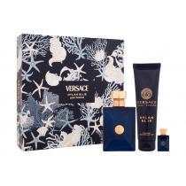 Versace Pour Homme Dylan Blue   EDT 100 ml + Shower Gel 150 ml + EDT 5 ml Shower Gel  100ml(Eau de Toilette) Per Uomo
