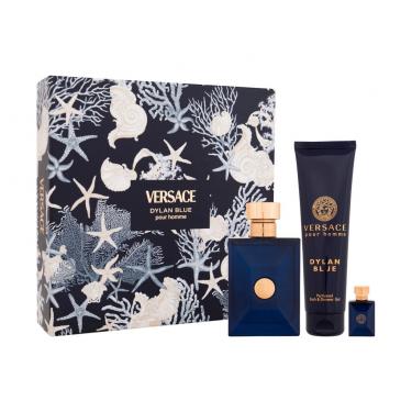 Versace Pour Homme Dylan Blue   EDT 100 ml + Shower Gel 150 ml + EDT 5 ml Shower Gel  100ml(Eau de Toilette) Per Uomo
