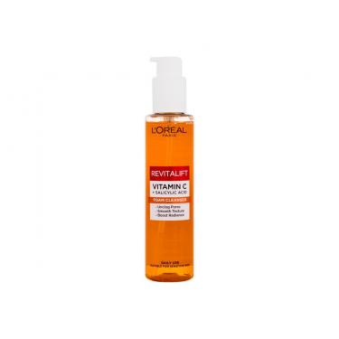 Loreal Paris Revitalift Clinical Vitamin C + Salicylic Acid Cleanser 150Ml  Per Donna  (Cleansing Mousse)  