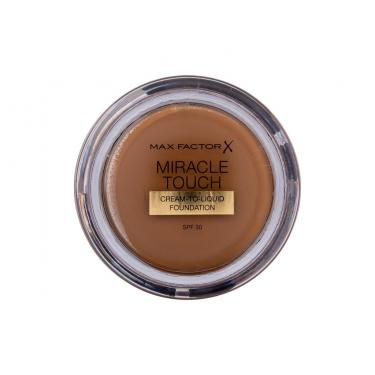 Max Factor Miracle Touch Skin Perfecting 11,5G  Per Donna  (Makeup) SPF30 098 Toasted Almond