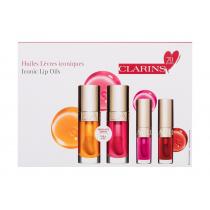 Clarins Lip Comfort Oil   Lip Comfort Oil 7 Ml 01 Honey + Lip Comfort Oil 7 Ml 04 Pitaya + Lip Comfort Oil 1,4  Ml 02 Raspberry + Lip Comfort Oil 1,4  Ml 08 Strawberry Lip Oil 1680000101 7Ml W (Lip Oil)