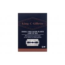 Gillette King C. Double Edge Safety Razor Blades 1Balení  Per Uomo  (Replacement Blade)  