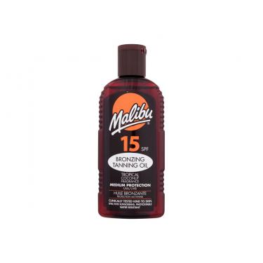 Malibu Bronzing Tanning Oil  Spf15    200Ml Per Donna (Sun Body Lotion)