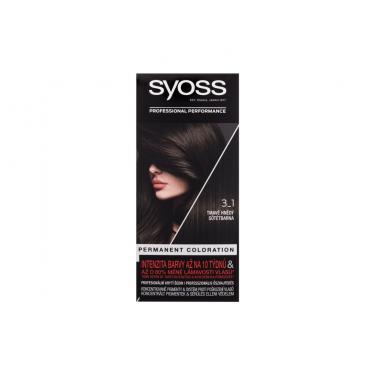 Syoss Permanent Coloration  50Ml  Per Donna  (Hair Color)  3-1 Dark Brown