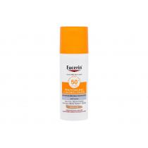 Eucerin Sun Protection Photoaging Control Tinted Gel-Cream  50Ml Medium  Spf50+ Per Donna (Cura Del Sole Per Il Viso)