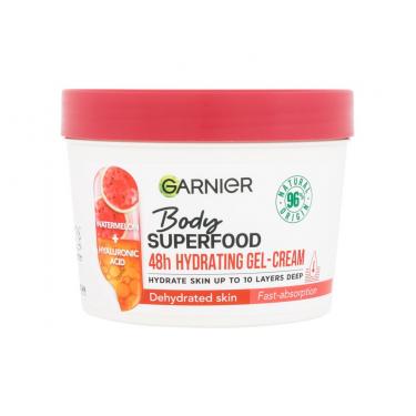 Garnier Body Superfood 48H Hydrating Gel-Cream  380Ml   Watermelon & Hyaluronic Acid Per Donna (Crema Per Il Corpo)