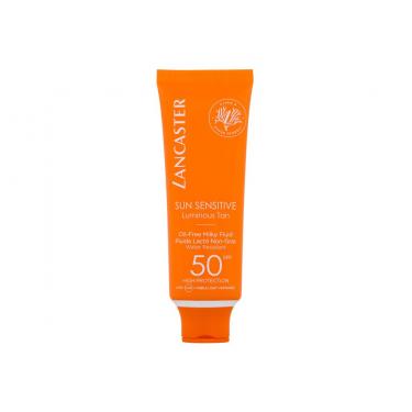 Lancaster Sun Sensitive Oil-Free Milky Fluid  50Ml   Spf50 Per Donna (Cura Del Sole Per Il Viso)