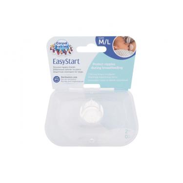 Canpol Babies Easy Start Silicone Nipple Shields 2Pc  Per Donna  (Breast Pads) M/L 