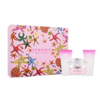 Versace Bright Crystal  50Ml Edt 50 Ml + Body Lotion 50 Ml + Shower Gel 50 Ml Per Donna  Body Lotion(Eau De Toilette)  