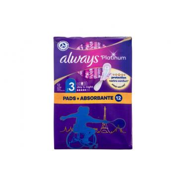 Always Platinum      12Pc Per Donna (Sanitary Pad) Day & Night