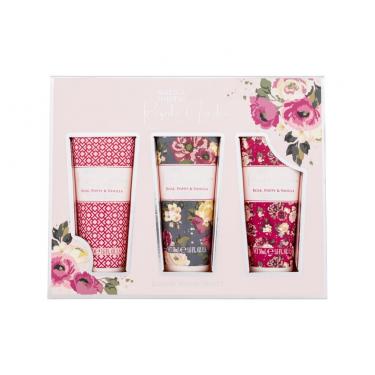 Baylis & Harding Royale Garden Luxury Hand Treats Hand Cream Royale Garden Royale Garden Rose, Poppy & Vanilla 3 X 50 Ml 50Ml    Per Donna (Crema Per Le Mani)