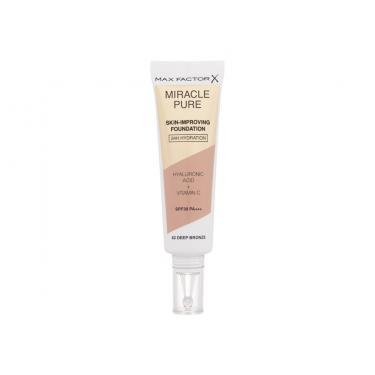 Max Factor Miracle Pure Skin-Improving Foundation 30Ml  Per Donna  (Makeup) SPF30 82 Deep Bronze