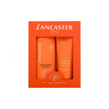 Lancaster Sun My Sun Routine 175Ml Sun Beauty Sublime Tan Body Milk Spf50 175 Ml + Golden Tan Maximizer After Sun Lotion 125 Ml Unisex  After Sun Care(Sun Body Lotion)  