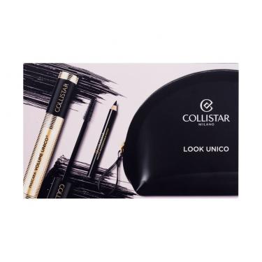 Collistar Volume Unico  13Ml Mascara Volume Unico 13 Ml + Professional Eye Pencil 0,8 G Black + Cosmetic Bag Per Donna  Cosmetic Bag(Mascara)  Intense Black