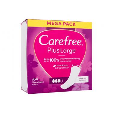 Carefree Plus  Unscented    64Pc Per Donna (Pantyliner) Large