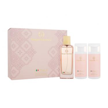 Sergio Tacchini I Love Italy  100Ml Edt 100 Ml + Shower Gel + Body Lotion 100 Ml Per Donna  Body Lotion(Eau De Toilette)  