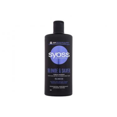 Syoss Blonde & Silver Purple Shampoo 440Ml  Per Donna  (Shampoo)  