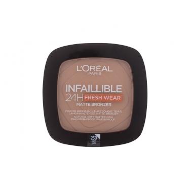 L'Oréal Paris Infaillible 24H Fresh Wear Matte Bronzer  9G 250 Light   Per Donna (Bronzer)