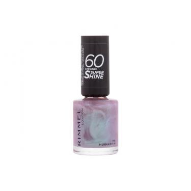 Rimmel London 60 Seconds Super Shine  8Ml 719 Mermaid Fin   Per Donna (Smalto Per Unghie)