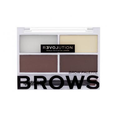 Revolution Relove Colour Cult Brows  3,2G Dark   Per Donna (Set E Palette Per Sopracciglia)