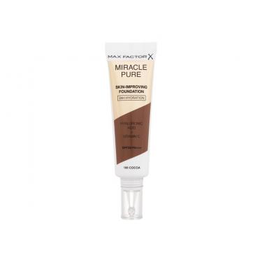 Max Factor Miracle Pure Skin-Improving Foundation 30Ml  Per Donna  (Makeup) SPF30 100 Cocoa