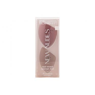 Real Techniques New Nudes      1Pc Per Donna (Applicator) Real Reveal Sponge Duo