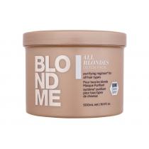 Schwarzkopf Professional Blond Me      500Ml Per Donna (Hair Mask) All Blondes Detox Mask