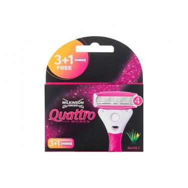 Wilkinson Sword Quattro For Women   4Pc    Per Donna (Lama Di Ricambio)