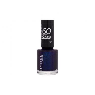 Rimmel London 60 Seconds Super Shine 8Ml  Per Donna  (Nail Polish)  563 Midnight Rush