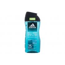 Adidas Ice Dive Shower Gel 3-In-1 250Ml  Per Uomo  (Shower Gel) New Cleaner Formula 