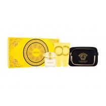 Versace Yellow Diamond  Edt 90 Ml + Body Lotion 100 Ml + Shower Gel 100 Ml + Bag 90Ml    Per Donna (Eau De Toilette)