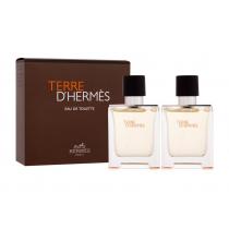Hermes Terre d'Hermes    EDT 50 ml + EDT 50 ml Eau de Toilette  50ml(Eau de Toilette) Per Uomo
