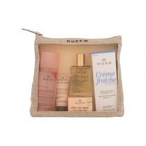 NUXE Travel Essentials    Huile Prodigieuse Dry Oil 30 ml + Very Rose 3-in-1 Soothing Micellar Water 100 ml + Reve de Miel Hand And Nail Cream 15 ml + Reve de Miel Honey Lip Balm 15 g + Creme Fraiche Moisturising Plumping Cream 30 ml + Cosmetic Bag Micell