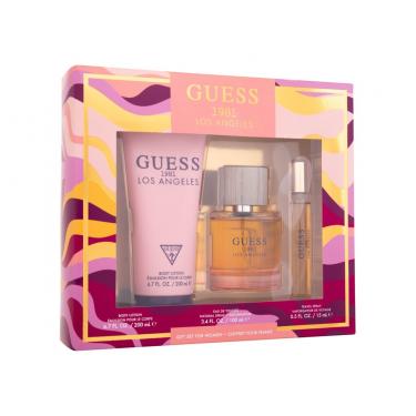 GUESS Guess 1981 Los Angeles  SET3 Edt 100 ml + Body Lotion 200 ml + Edt 15 ml Body Lotion  100ml(Eau de Toilette) Per Donna